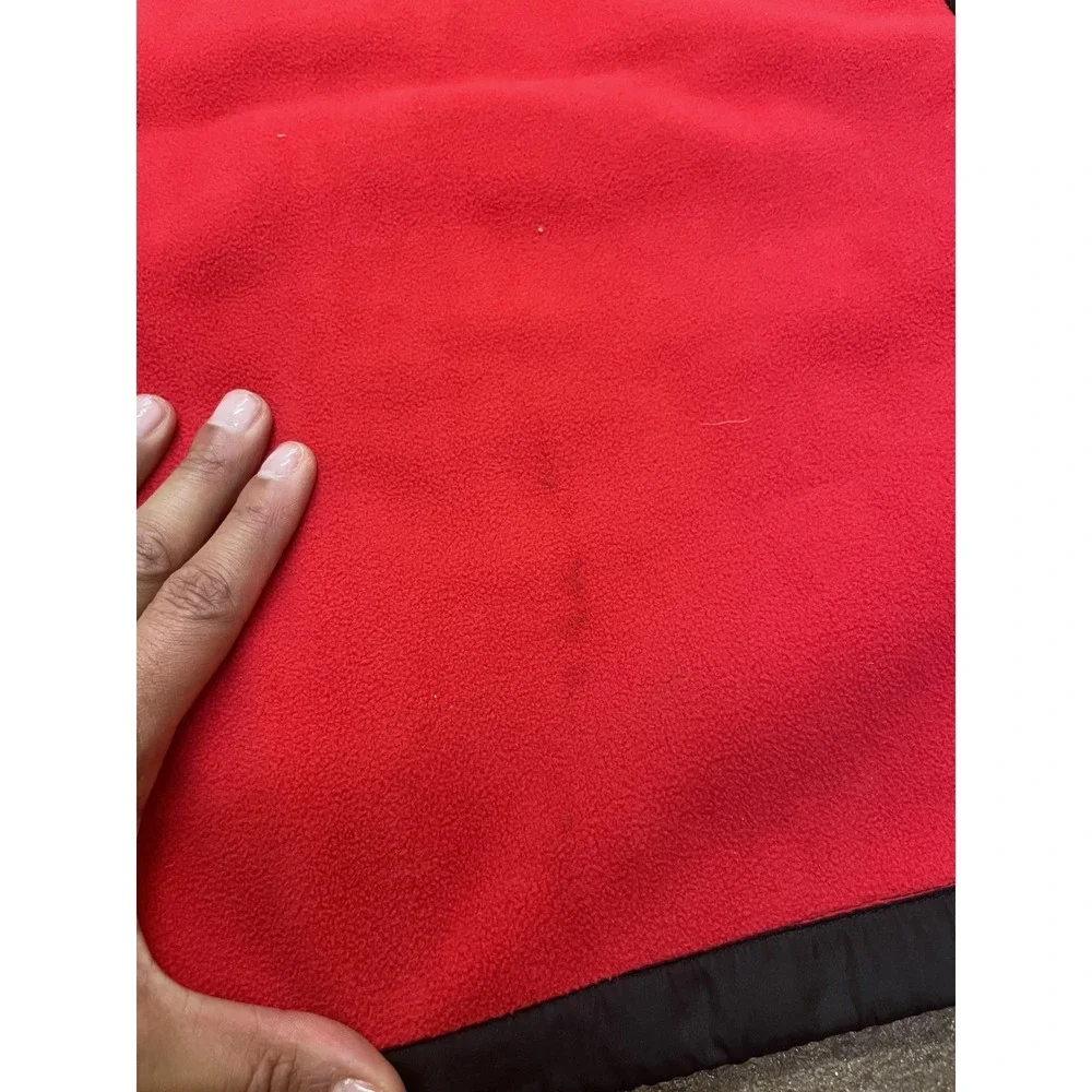 The North Face Jacket Mens Medium Red Black Summit Series Windstopper Fleece - Picture 13 of 16